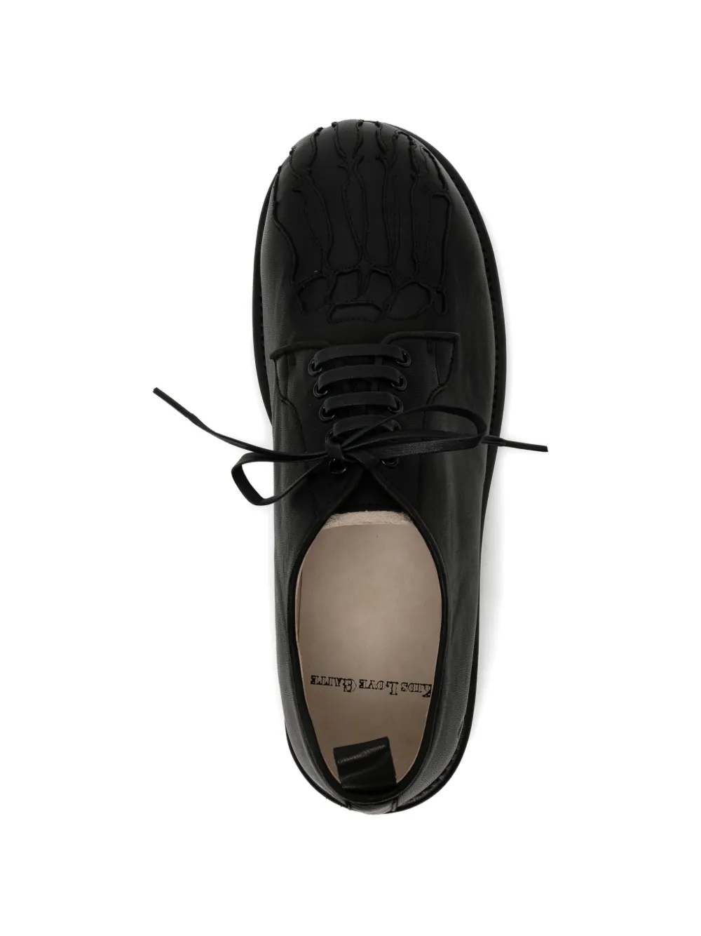 KIDS LOVE GAITE Walt Bone loafers Zwart