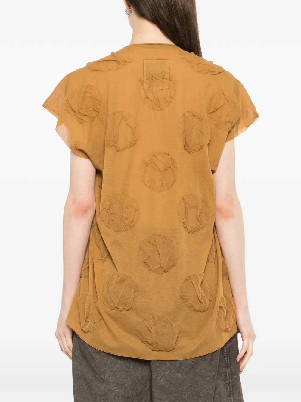 Uma Wang Top met ronde hals Bruin