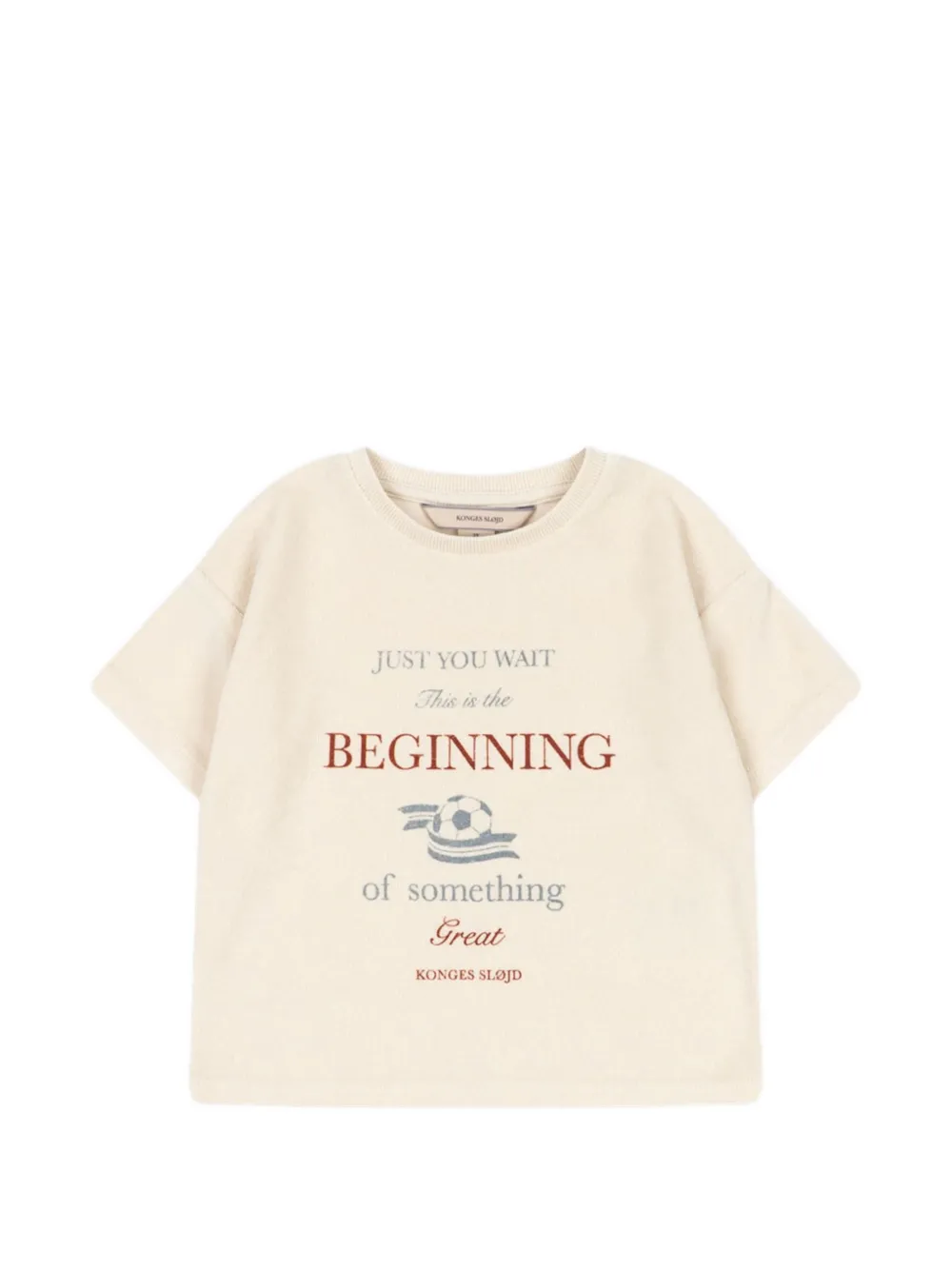 Konges Sløjd graphic T-shirt - Toni neutri