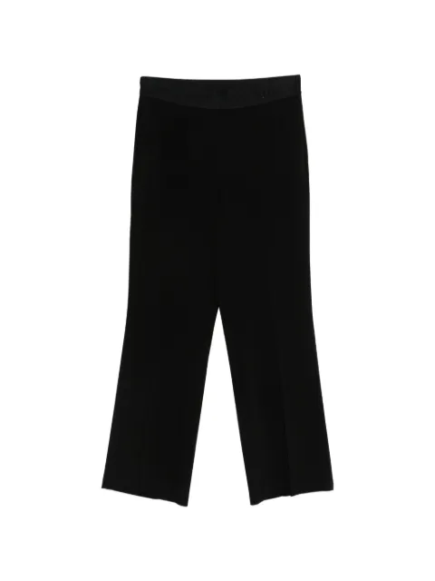 Cambio Ava logo-waistband trousers
