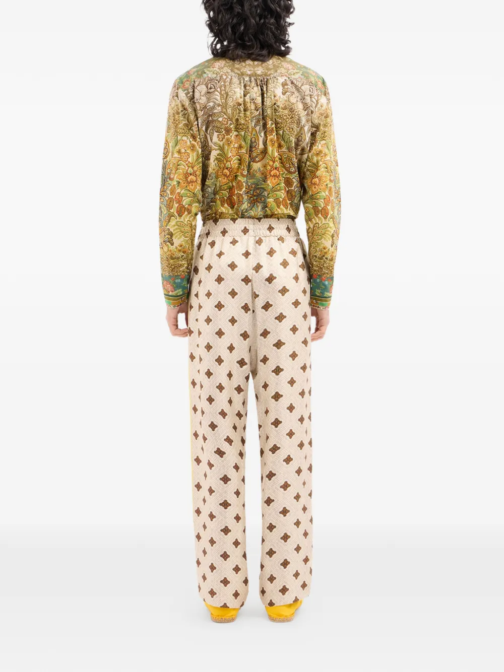 Pierre-Louis Mascia Fancy broek met patroon Beige