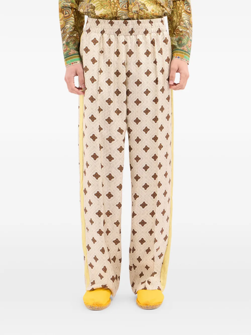 Pierre-Louis Mascia Fancy broek met patroon Beige
