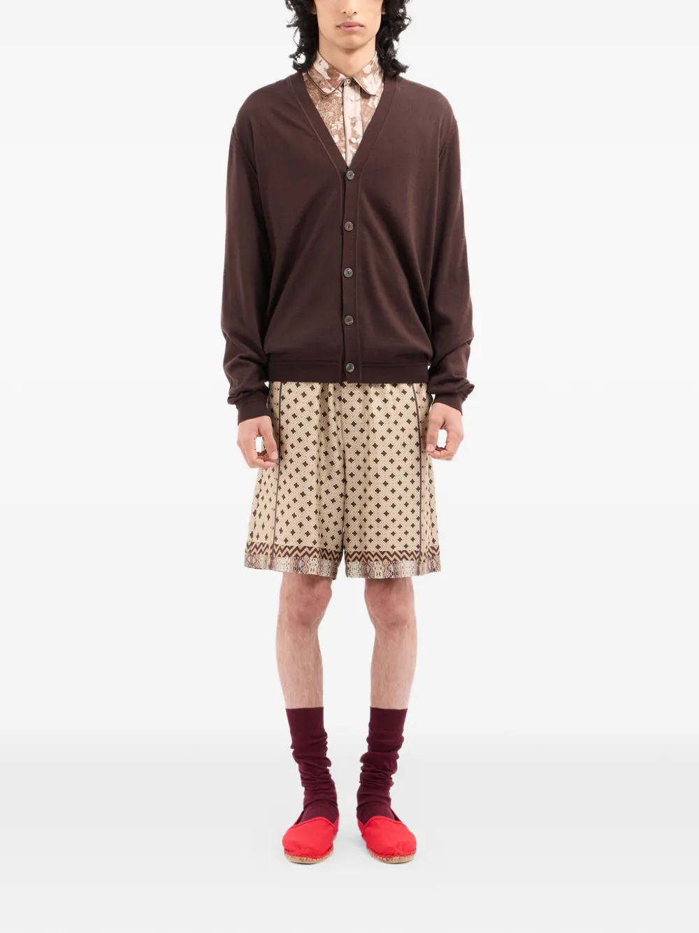 Pierre-Louis Mascia Vest met V-hals Bruin