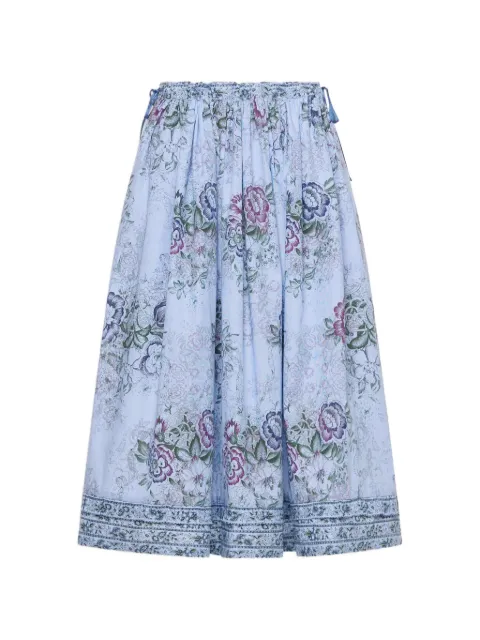 Pierre-Louis Mascia — Rhi floral-print A-line midi skirt