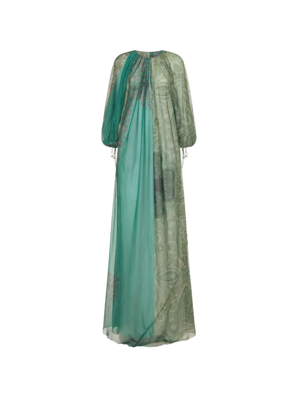 Pierre-Louis Mascia paisley-pattern maxi dress - Verde