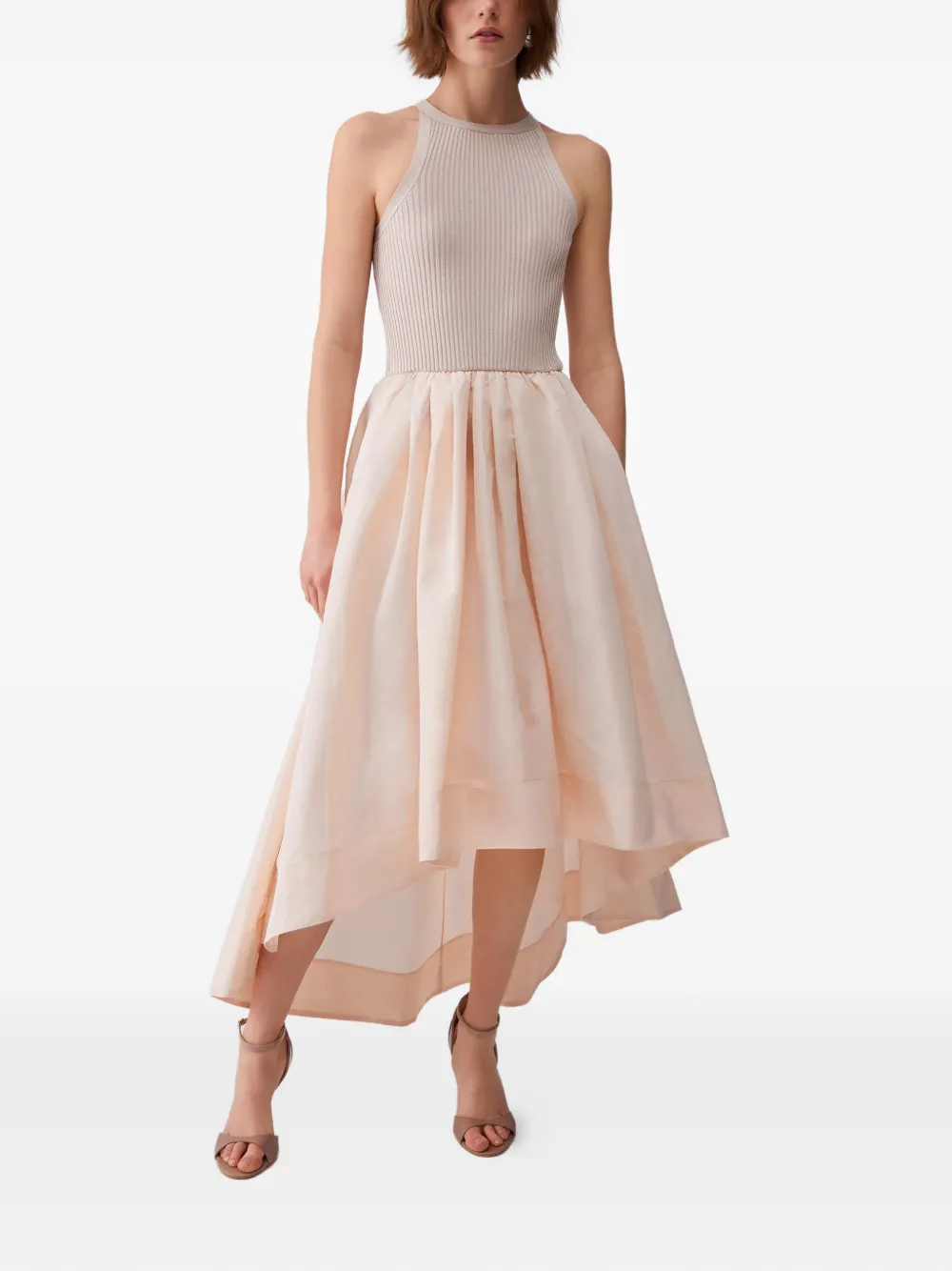Asymmetrical Belted Dress