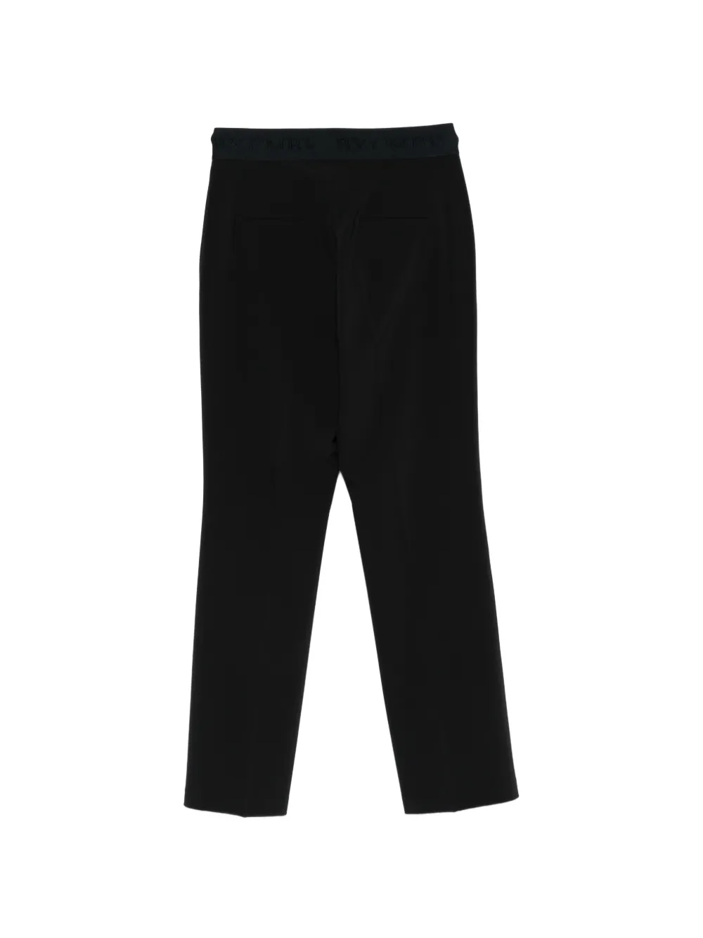  Cambio Ava Logo-waistband Trousers - Black 