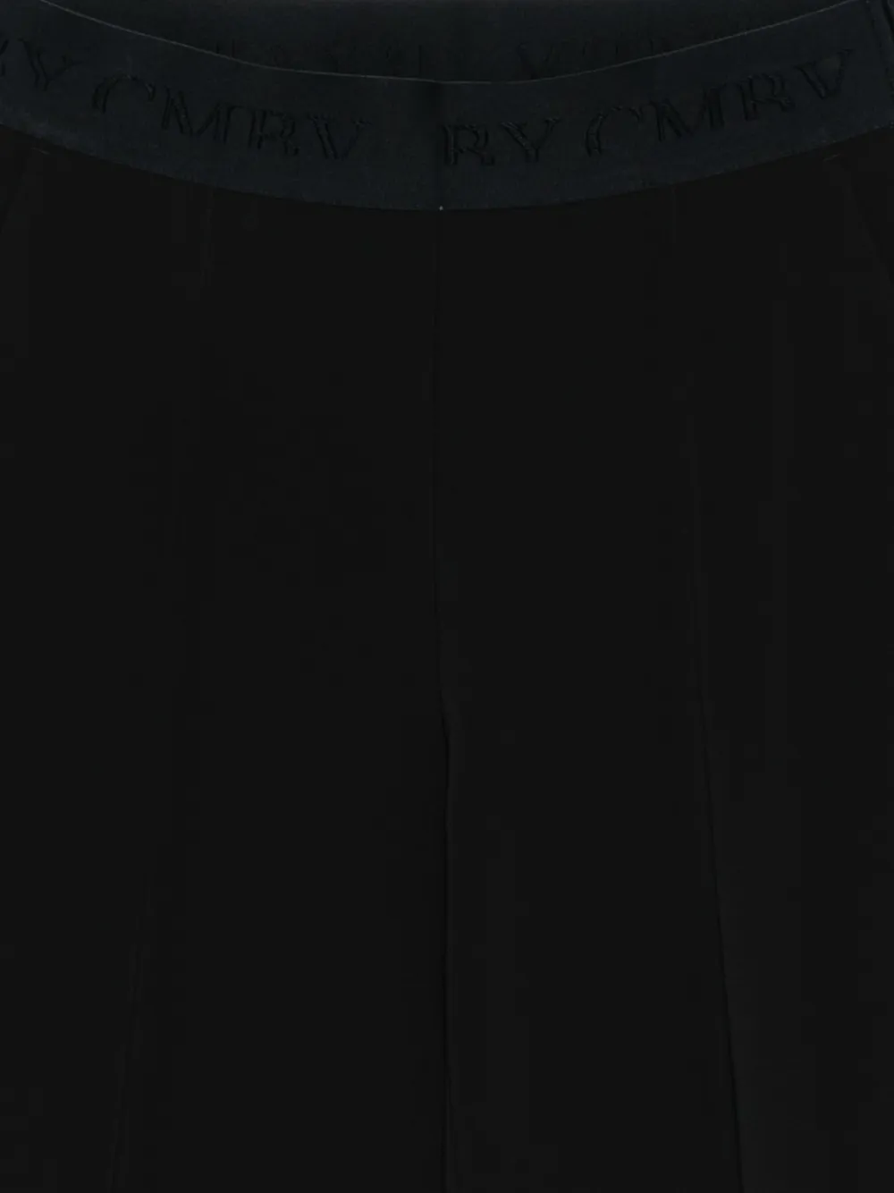 Cambio Ava Logo-waistband Trousers - Black 