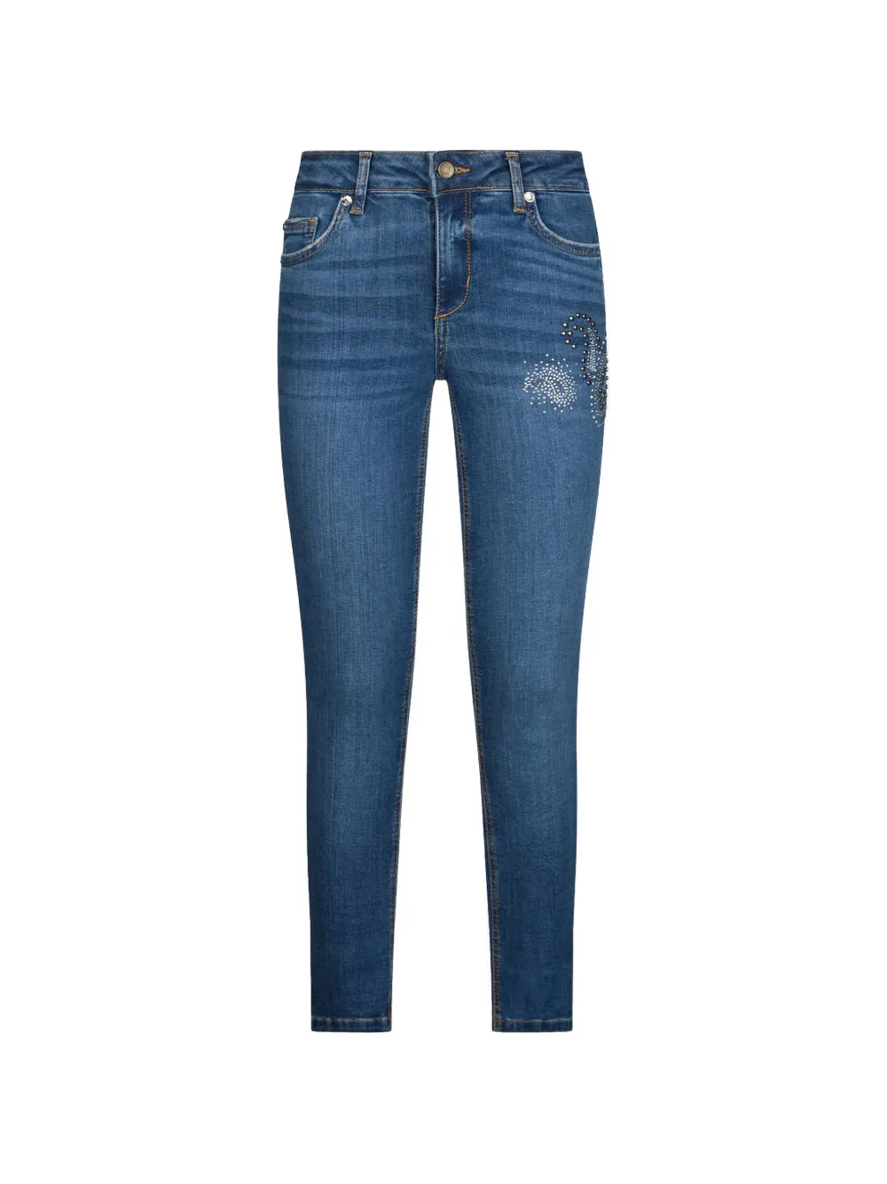 LIU JO rhinestone-embellishment jeans - Blau
