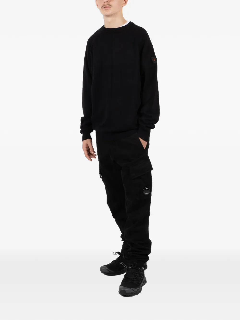  Gertrude Alain Crew-neck Sweater - Black 