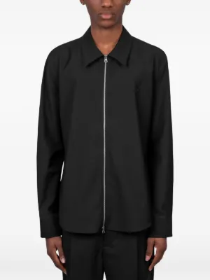 C.P. Company Metropolis ジップアップシャツ | ブラック | FARFETCH JP