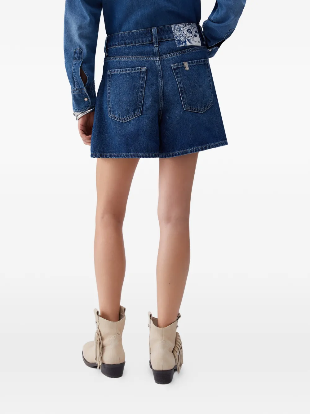 LIU JO Shorts met knopen Blauw