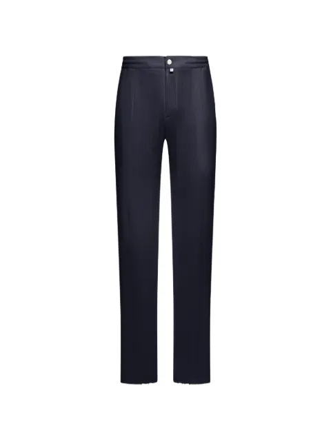 Kiton elasticated straight-leg trousers