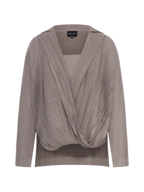 Giorgio Armani pleated twin set