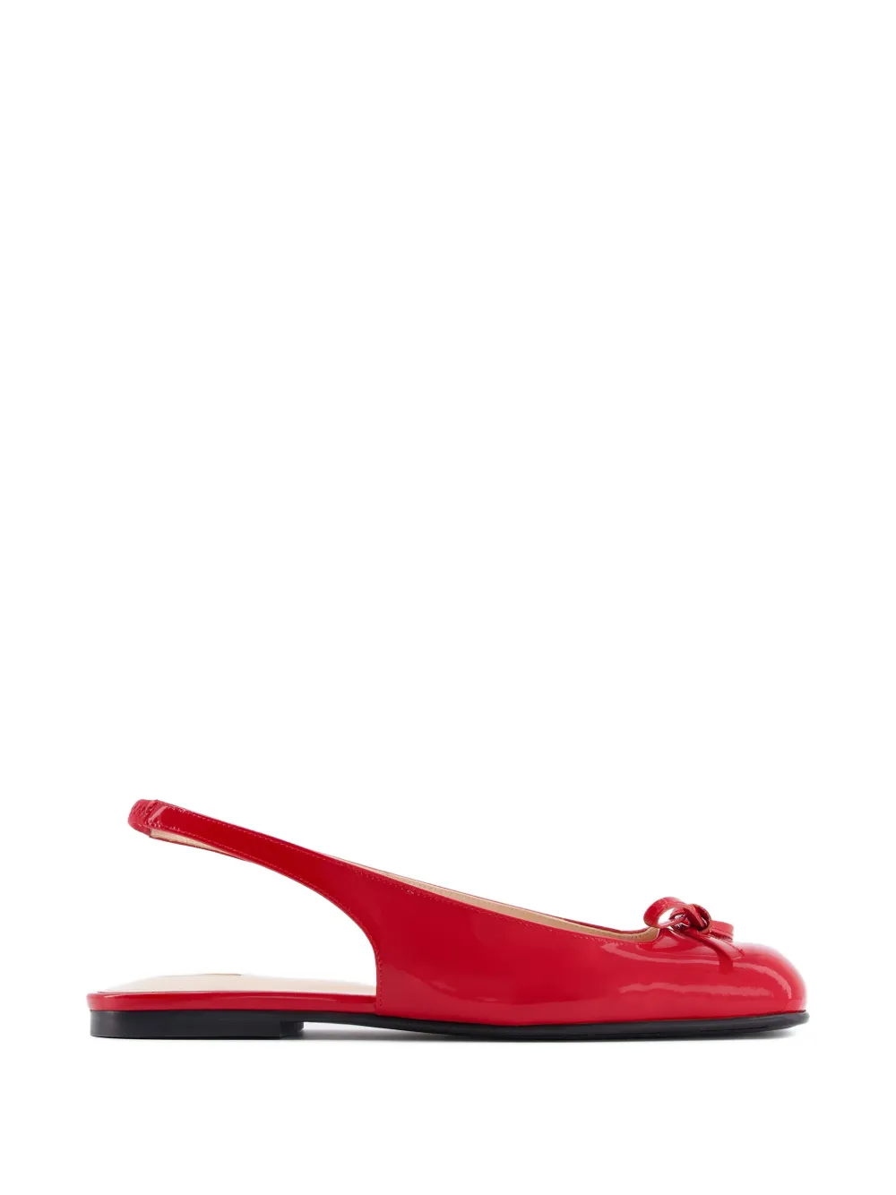Nodaleto Bulle Node SB ballerina's met strik Rood