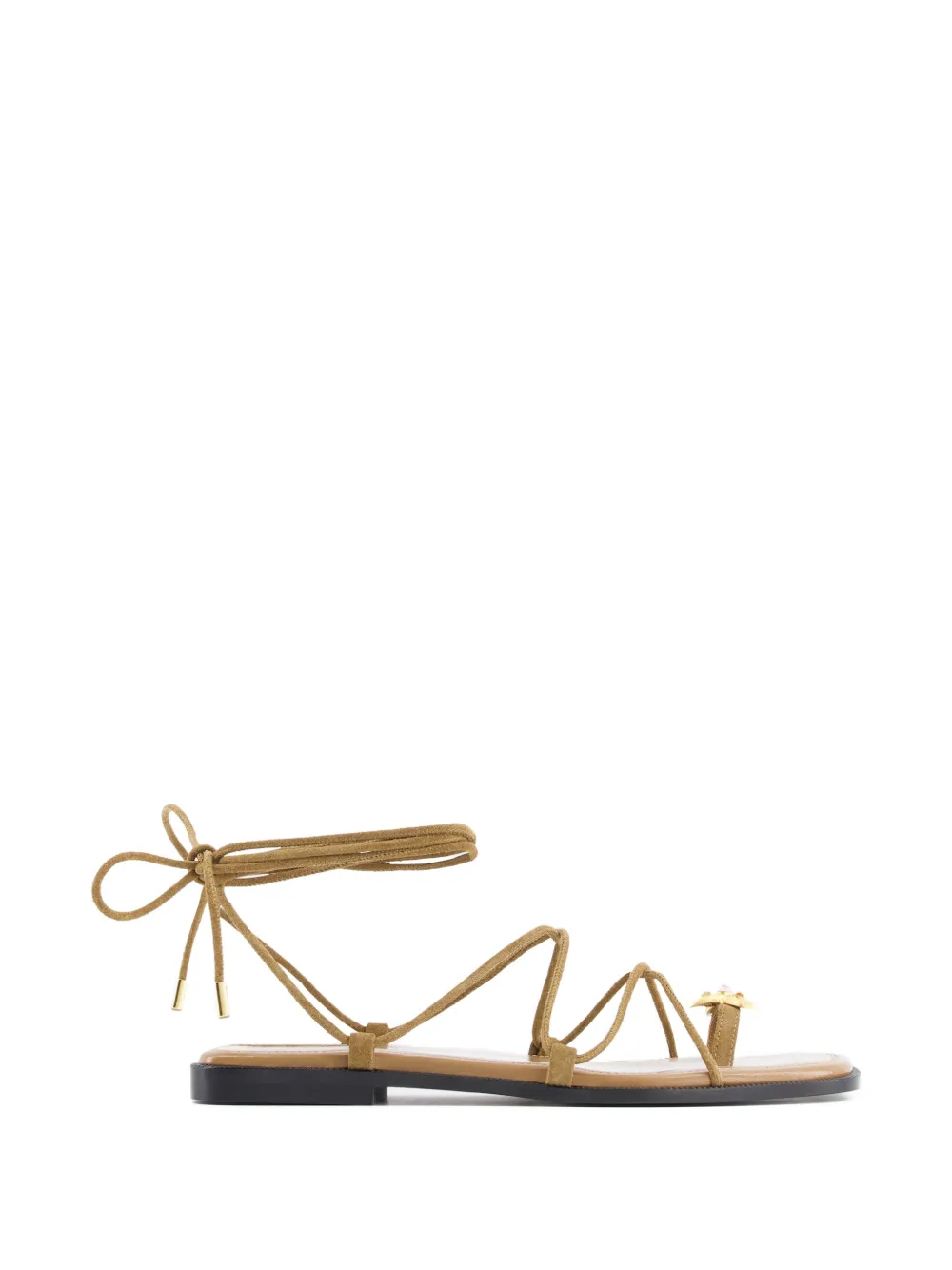 Nodaleto Bulla Isla sandalen met veters Beige