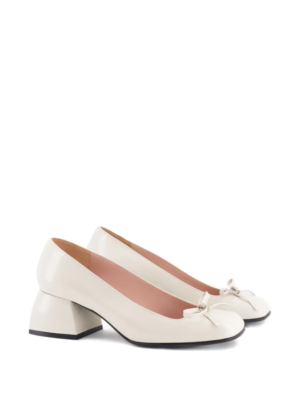 Nodaleto Node pumps met strik Wit