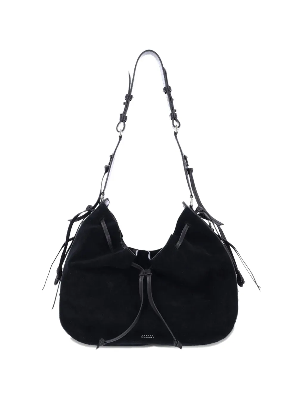 ISABEL MARANT Bolton Hobo drawstring shoulder bag - Nero