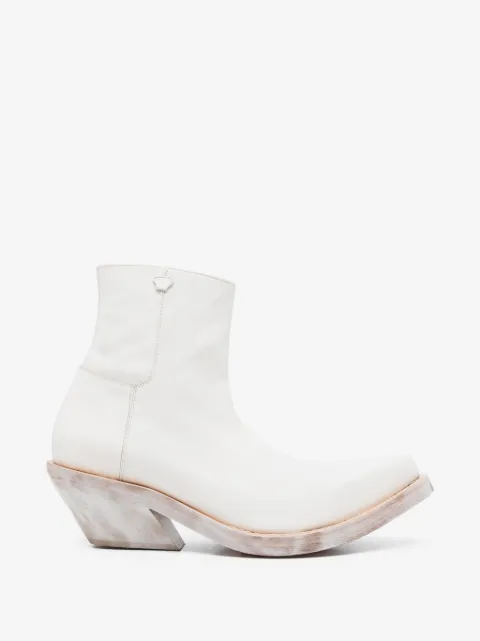 EGONlab. Spike leather boots