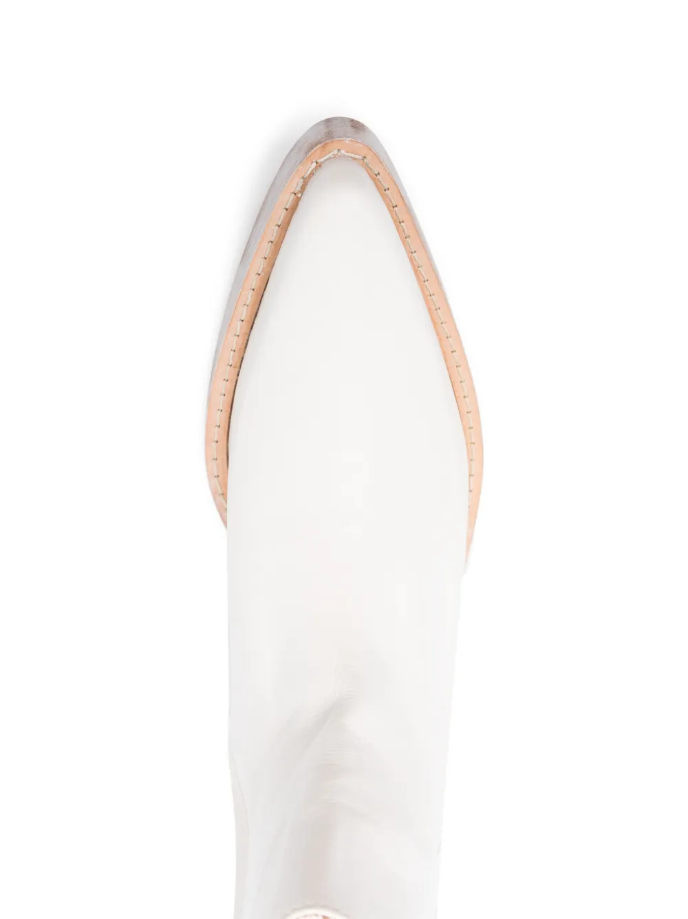 EGONlab. Spike Leather Boots | White | FARFETCH