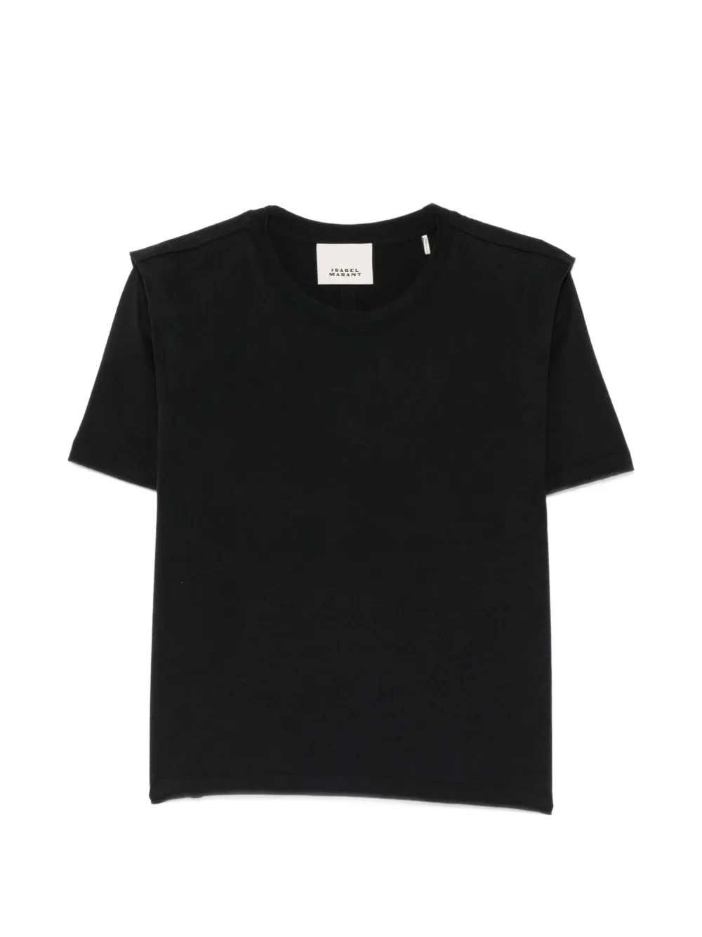 ISABEL MARANT Zelitos padded-shoulder T-shirt - Nero