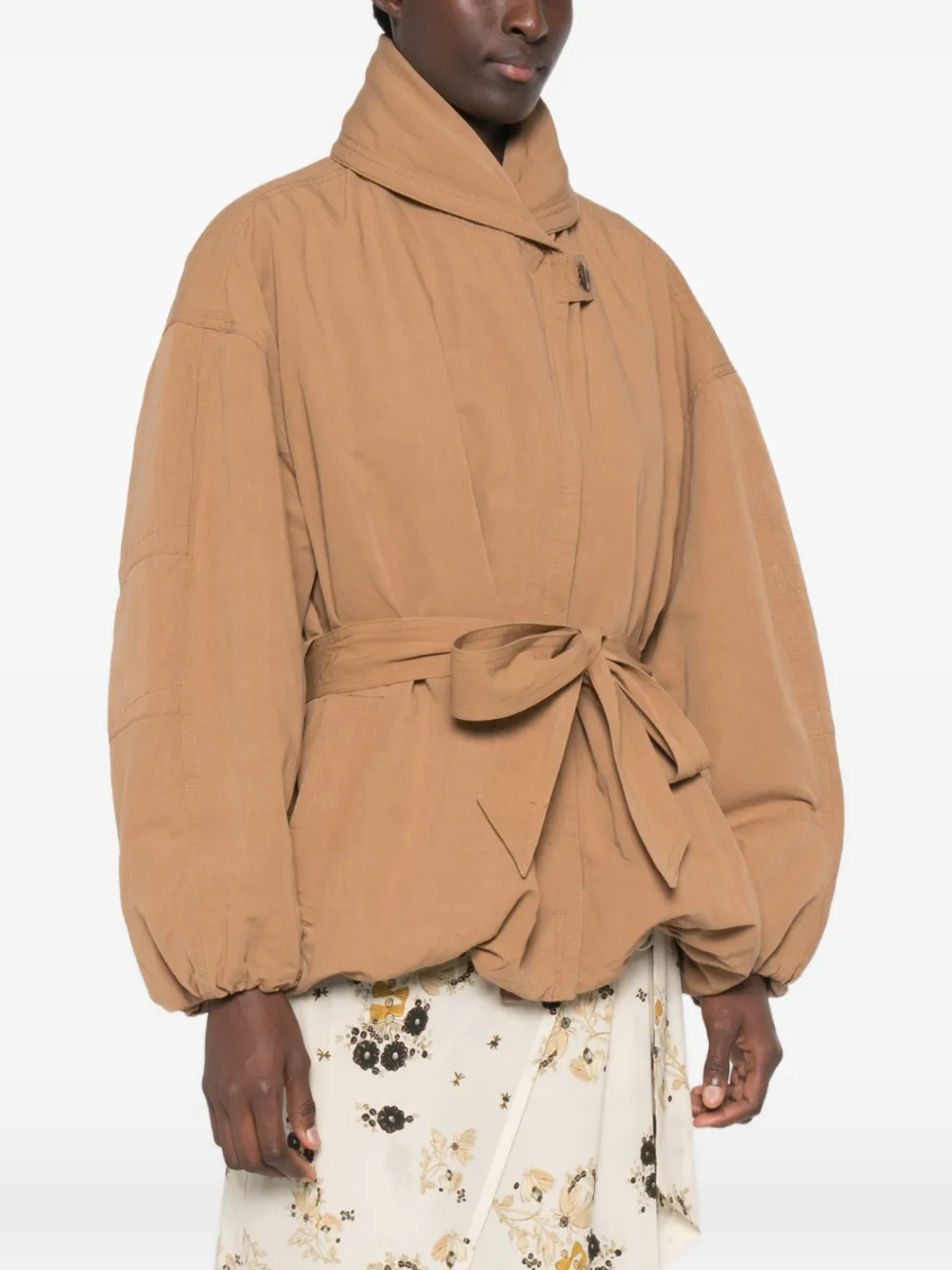 ISABEL MARANT Volinda jack met ceintuur Bruin
