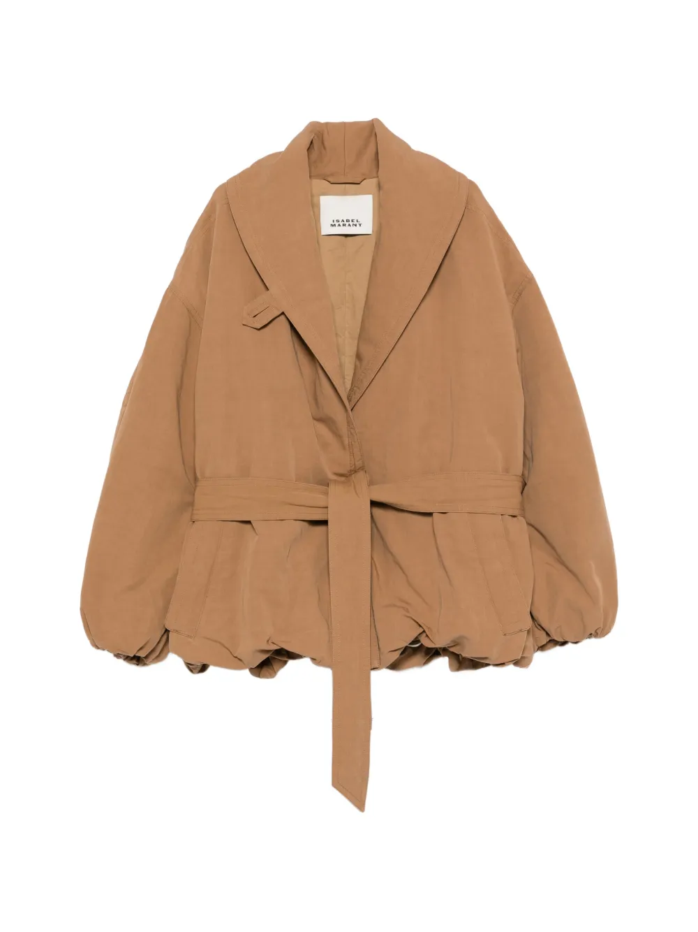 ISABEL MARANT Volinda belted jacket - Brown