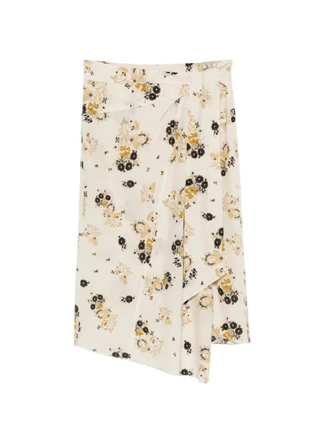 ISABEL MARANT Faniry floral-print asymmetric skirt