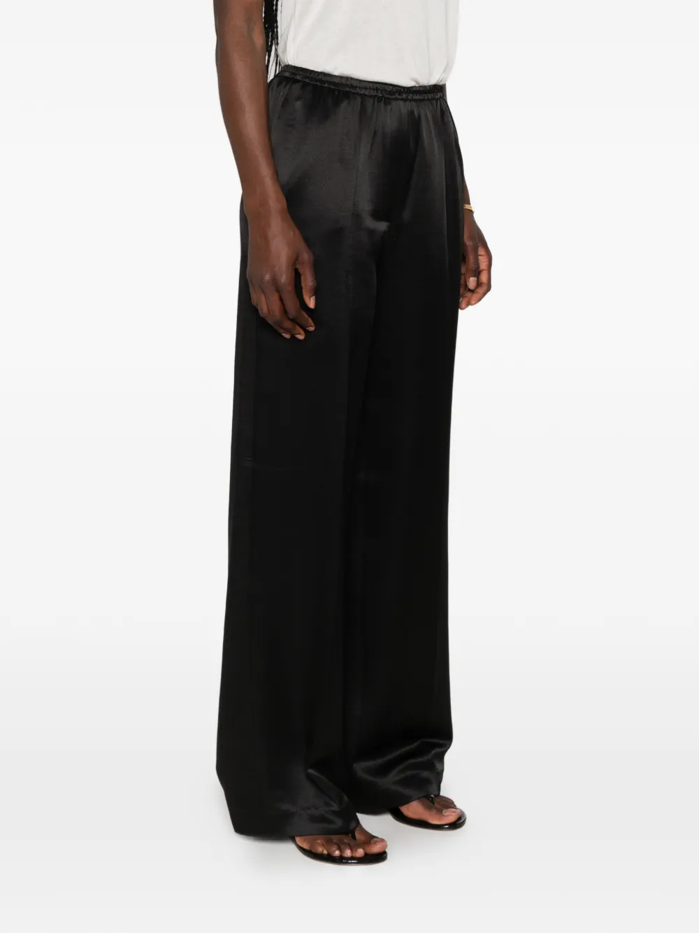 Soft Goat Zijden broek Zwart
