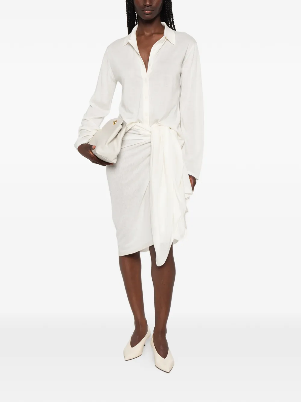  Soft Goat Camicia Featherlight - Toni Neutri 