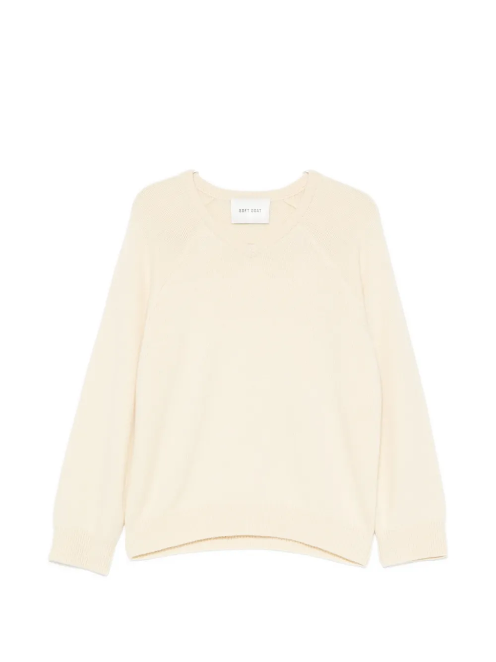 Soft Goat V-neck sweater - Giallo