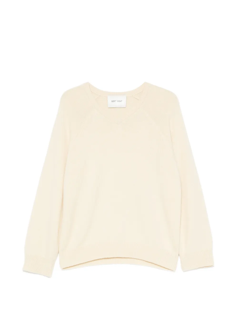 Soft Goat V-neck sweater - Giallo