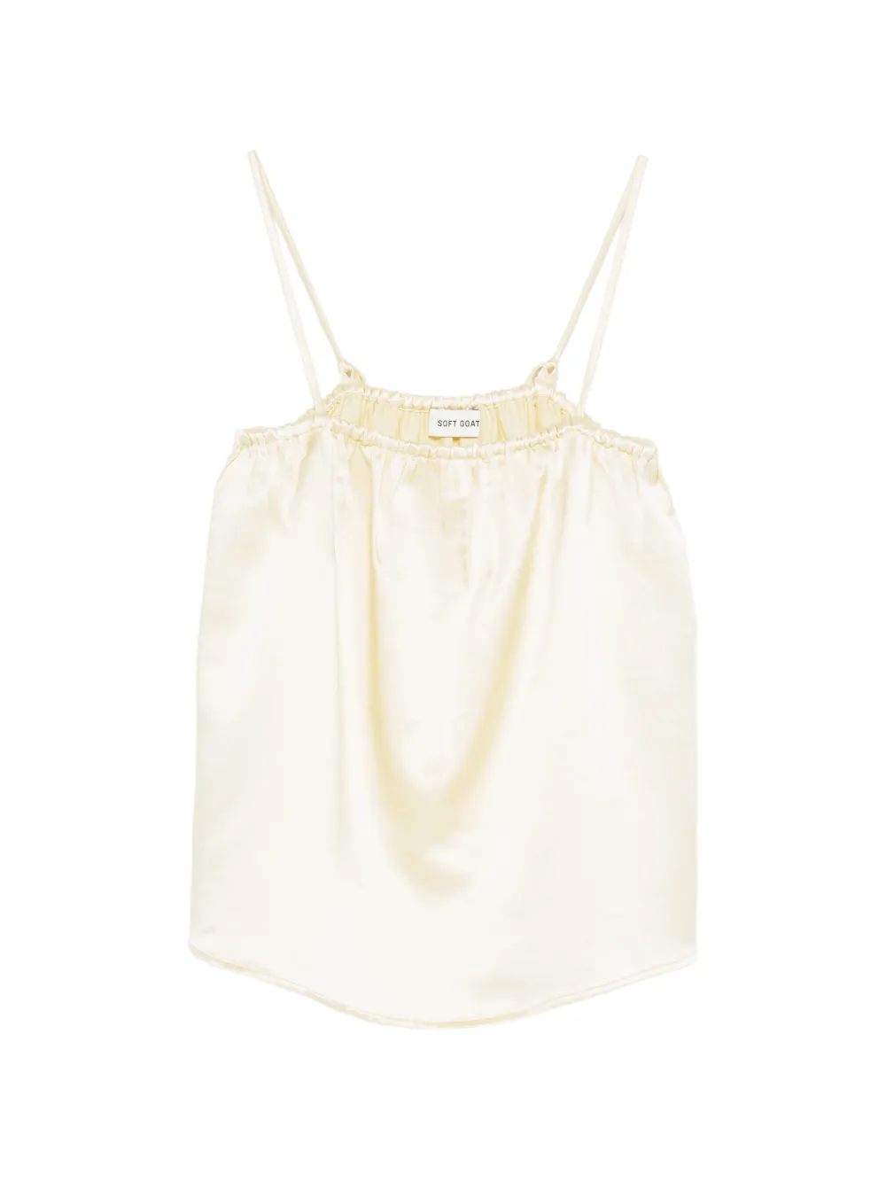 Soft Goat silk singlet - Toni neutri