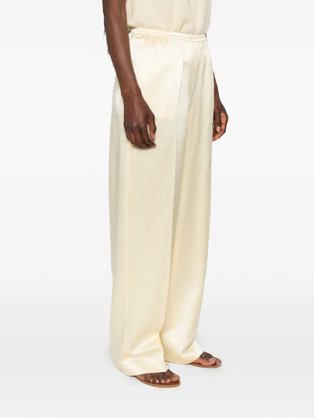 Soft Goat wide-leg silk-blend trousers from Soft Goat