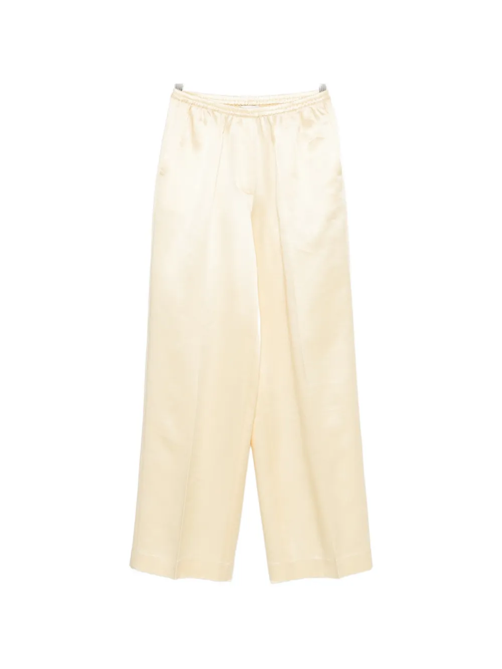 Soft Goat wide-leg silk-blend trousers - Giallo