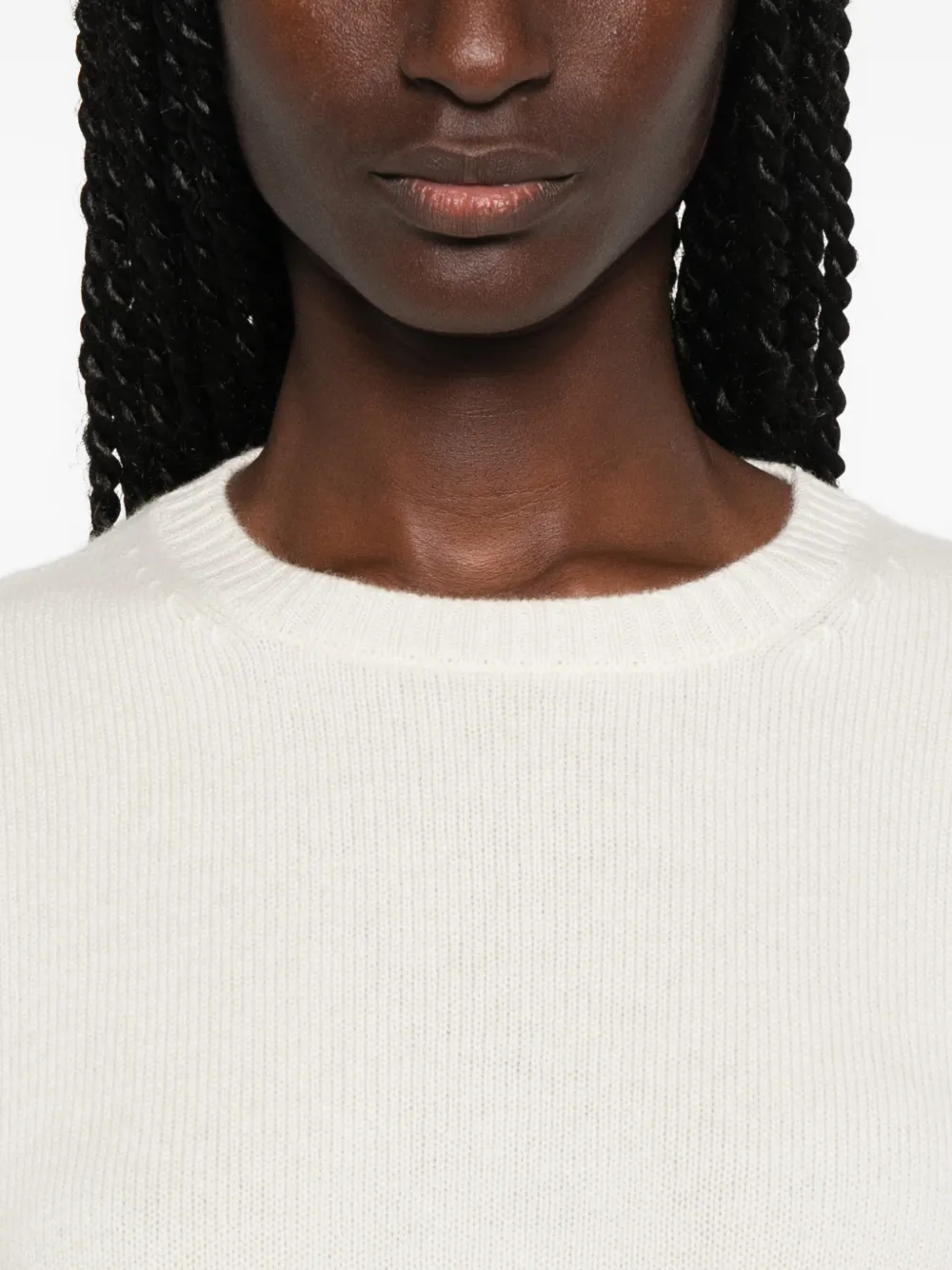 Soft Goat Oversized trui Beige