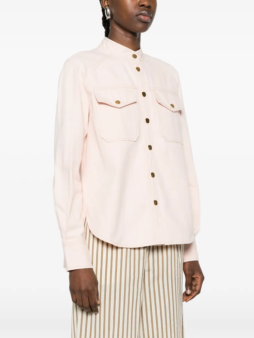  Forte Forte Denim Shirt - Pink 