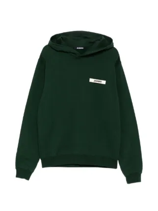 Jacquemus The Gros Grain Hoodie | Green | FARFETCH