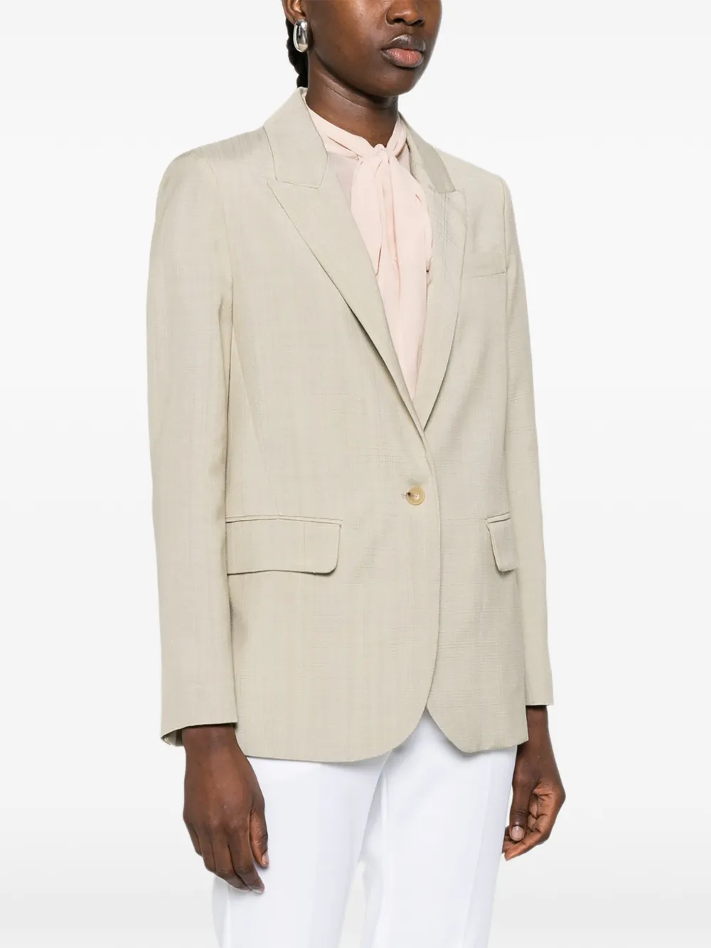  Forte Forte Flap-pocket Blazer - Neutrals 