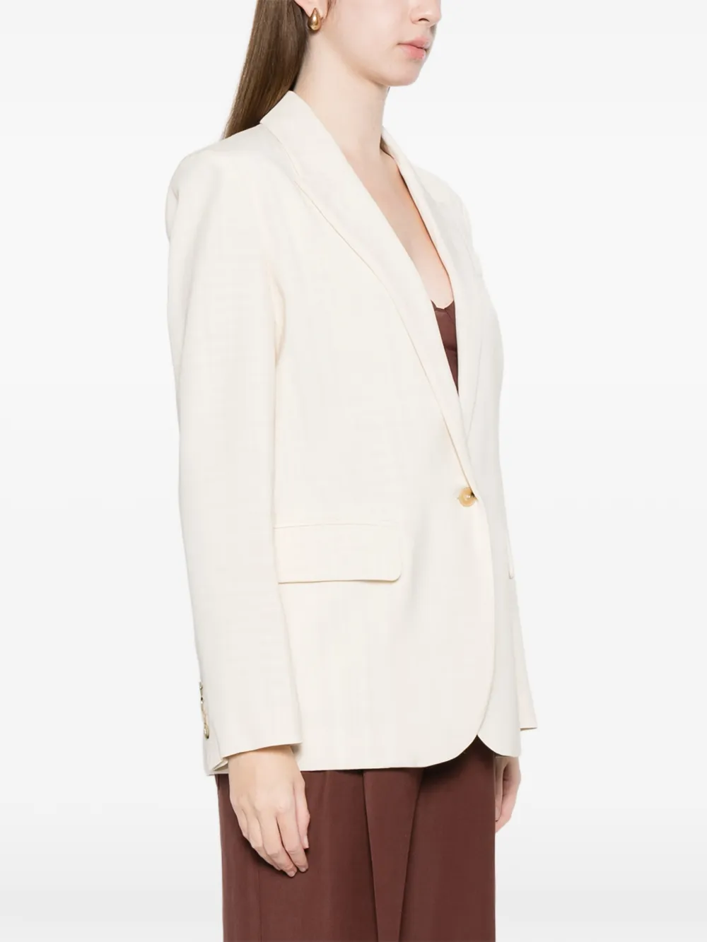  Forte Forte Falp-pockets Blazer - Neutrals 