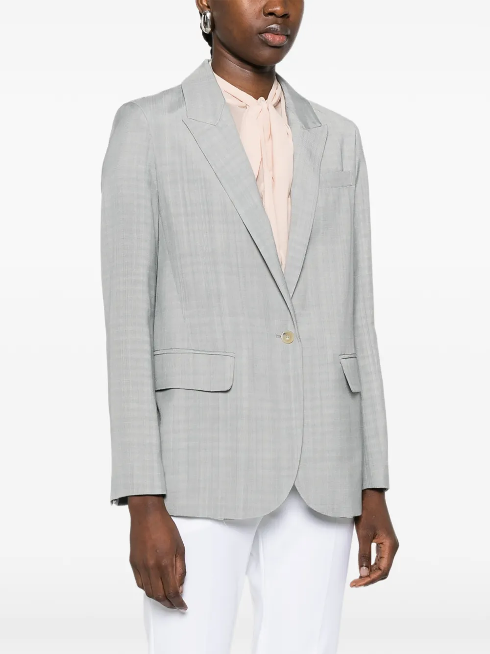  Forte Forte Single-breasted Blazer - Grey 