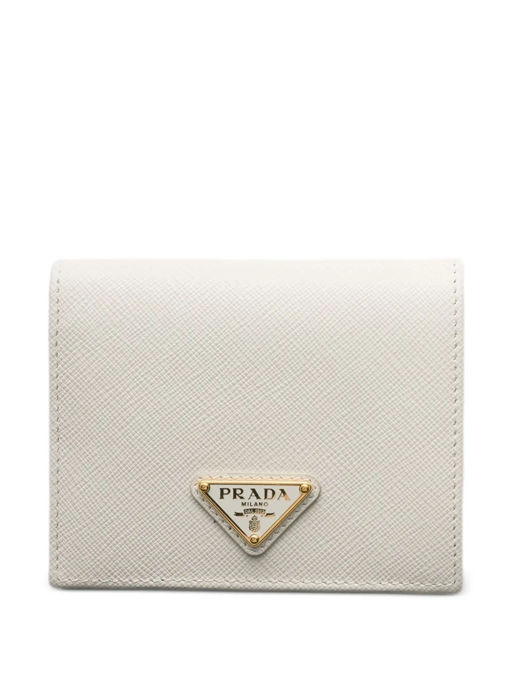 Prada small saffiano leather wallet - Toni neutri