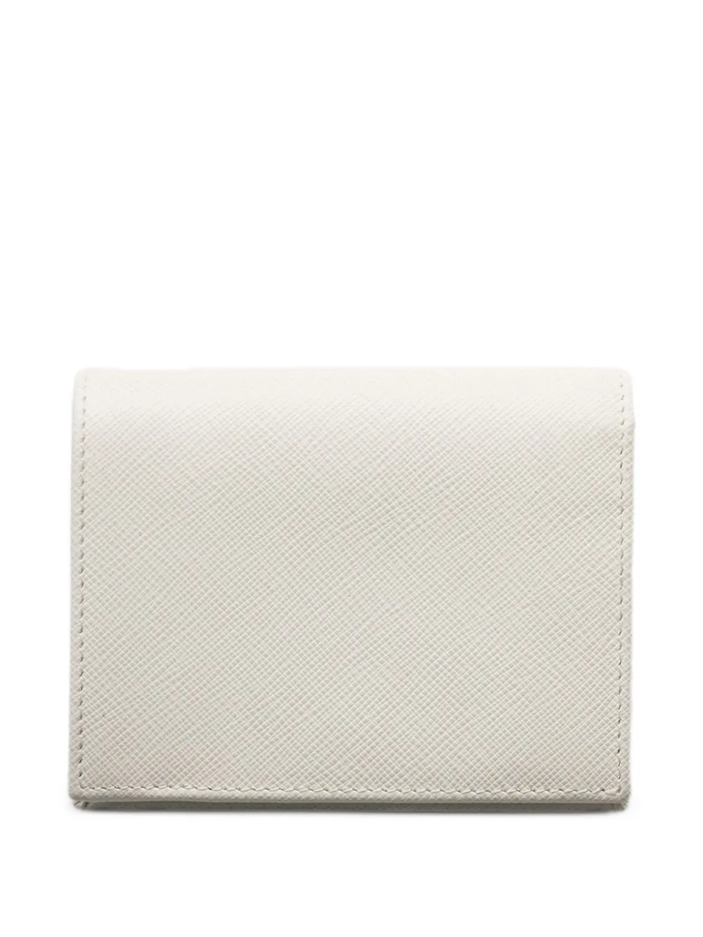 Prada Kleine Saffiano leren portemonnee Beige