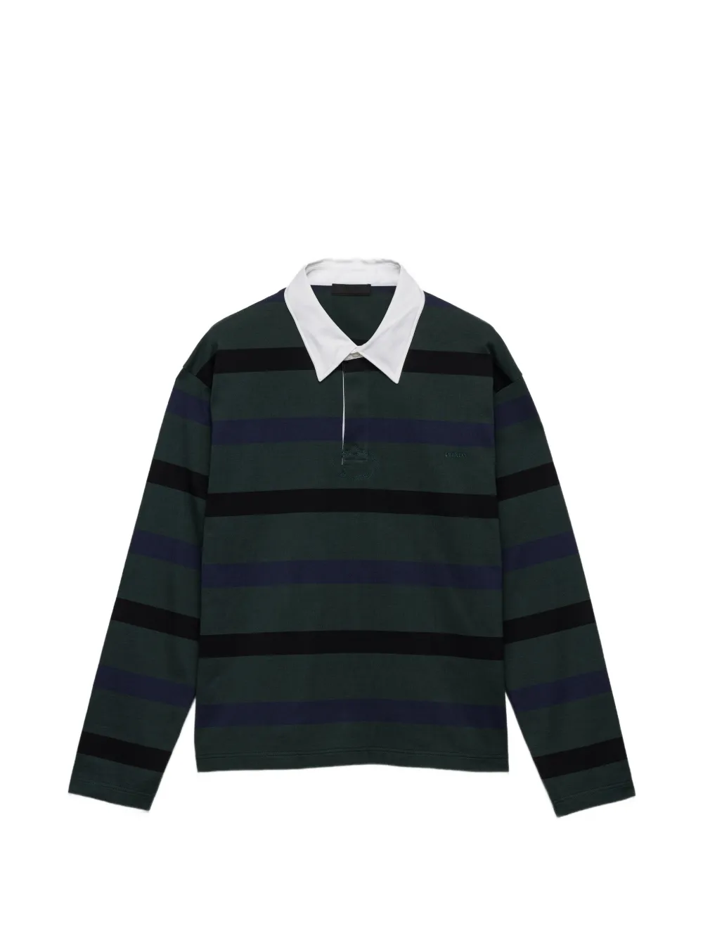 Prada Poloshirt mit langen Ärmeln - Grün