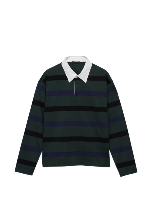 Prada ロングスリーブ ポロシャツ | グリーン | FARFETCH JP