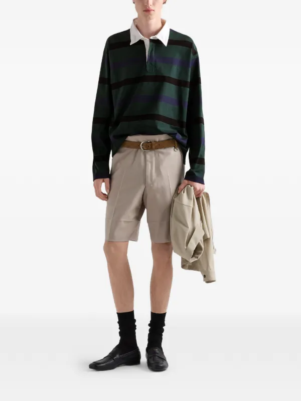Prada ロングスリーブ ポロシャツ | グリーン | FARFETCH JP