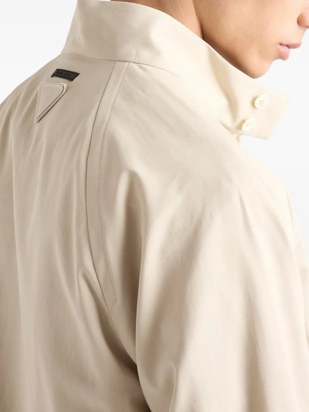 Prada Katoenen jack Beige