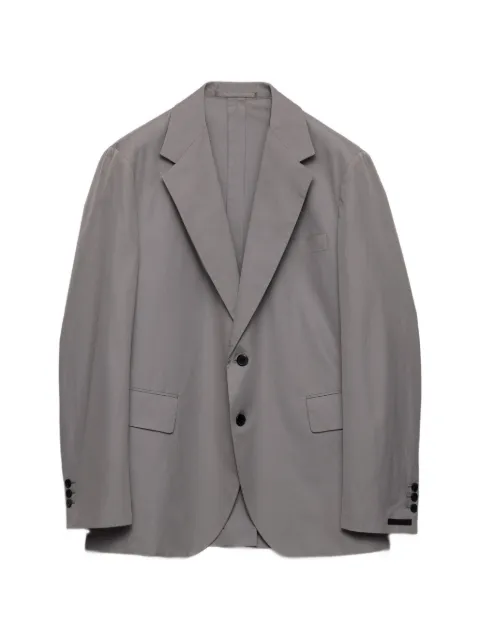 Prada single-breasted cotton jacket