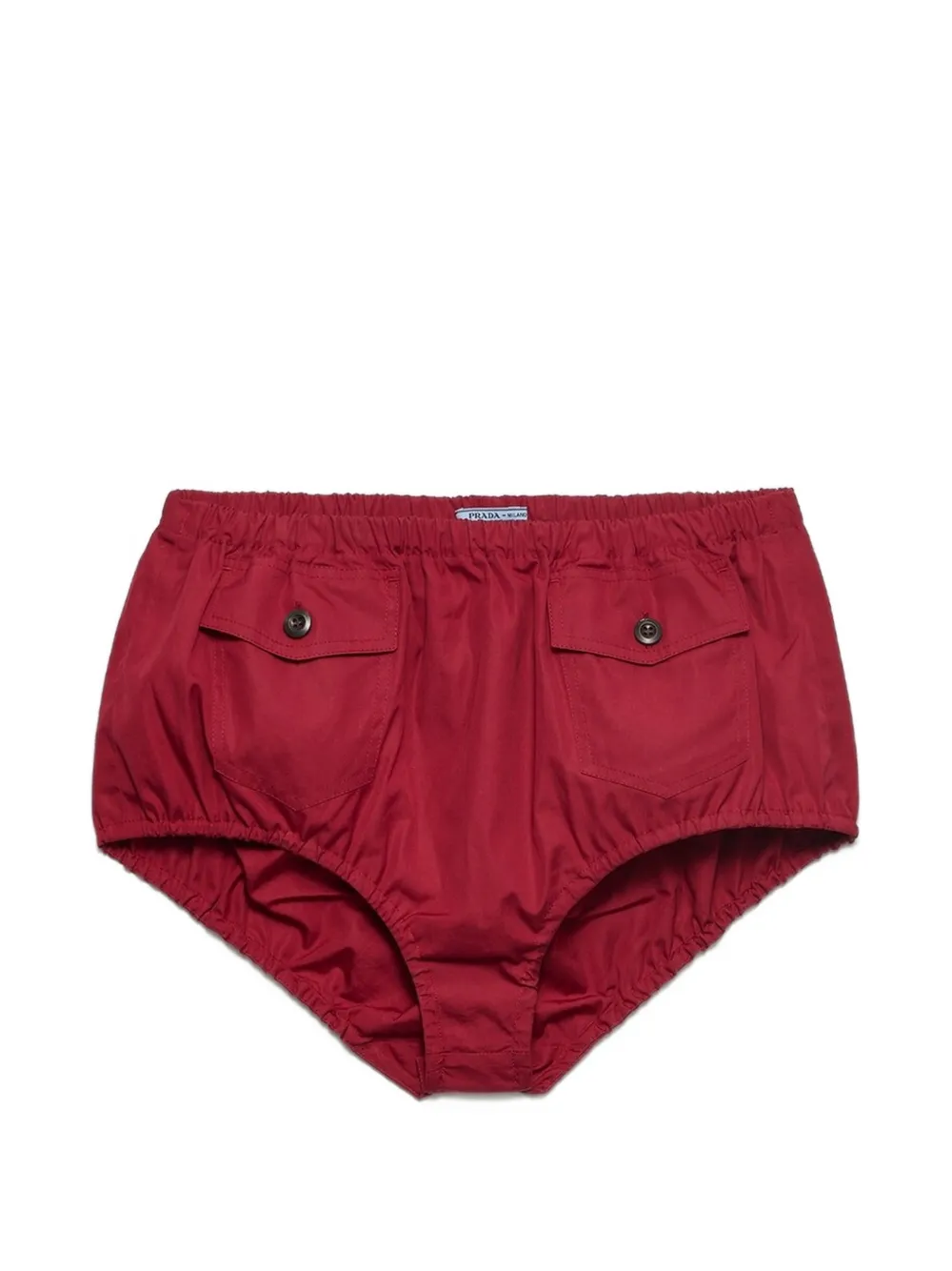 Prada poplin shorts - Rosso