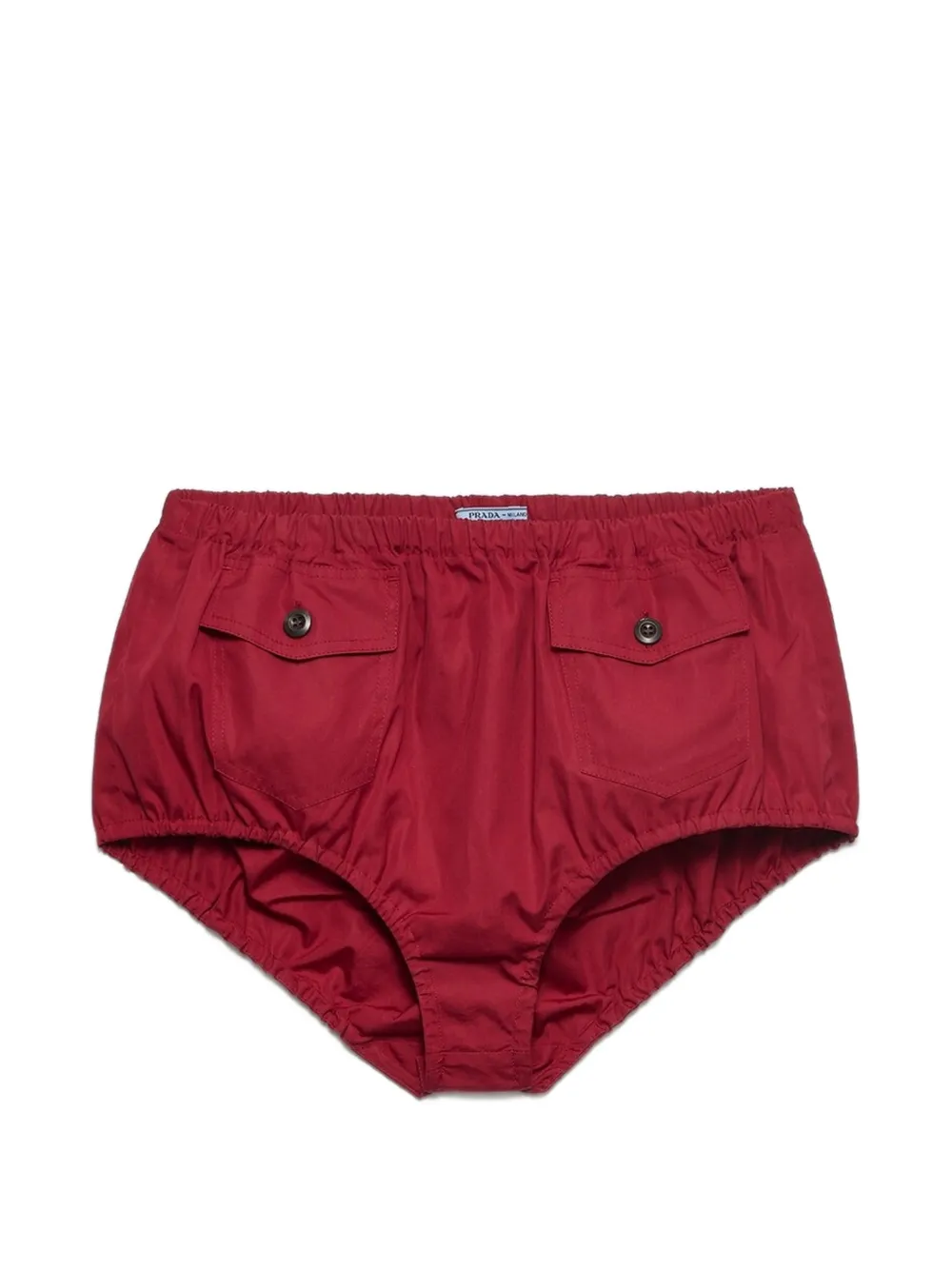 Prada poplin shorts - Rosso